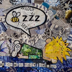 Naptime- A Calvin and Hobbes Fine Art Collage