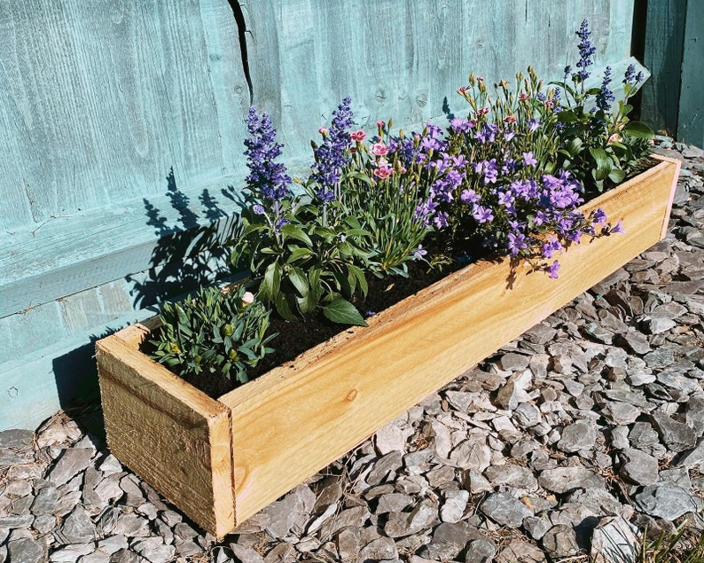 Single Tanalised Garden Trough Planter Planter Box Herb Etsy UK