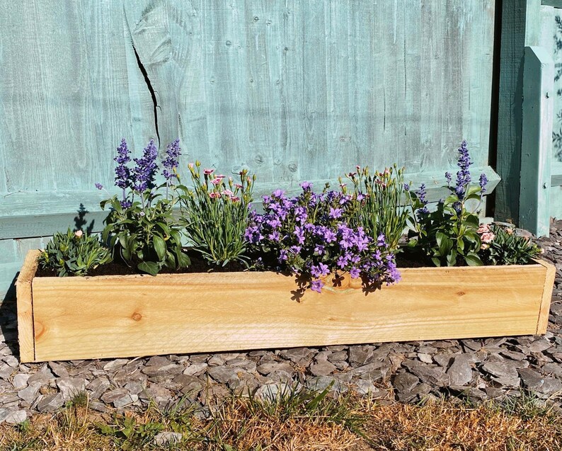 Single Tanalised Garden Trough Planter Planter Box Herb Etsy UK