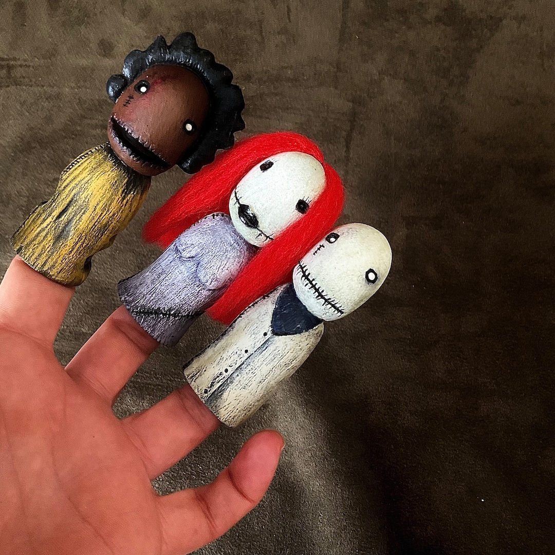 Salad Fingers the Finger Puppets, Hubert Cumberdale, Margory Stewart Baxter, Jeremy Fisher Etsy