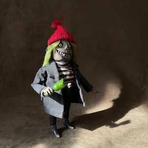 Sarhoş, Horror doll, Spooky, Art Doll, Ooak doll