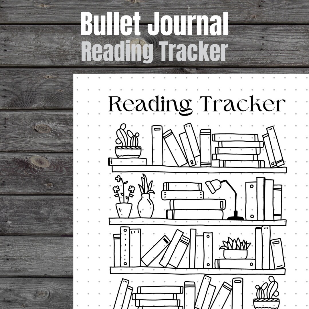 Reading Tracker Bullet Journal Reading Tracker PRINTABLE A5 Journal ...
