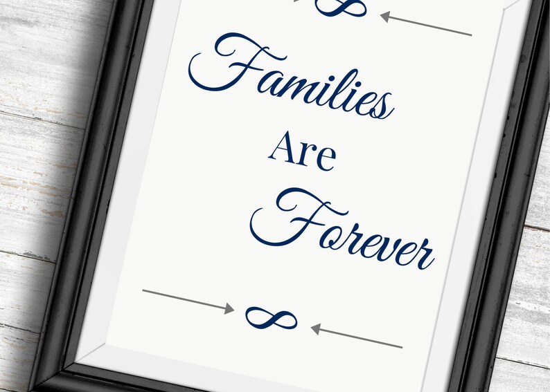 Families Are Forever Printable LDS Home Decor - Etsy