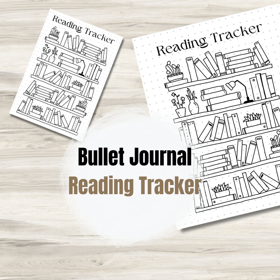 Reading Tracker | Bullet Journal Reading Tracker | PRINTABLE A5 Journal ...