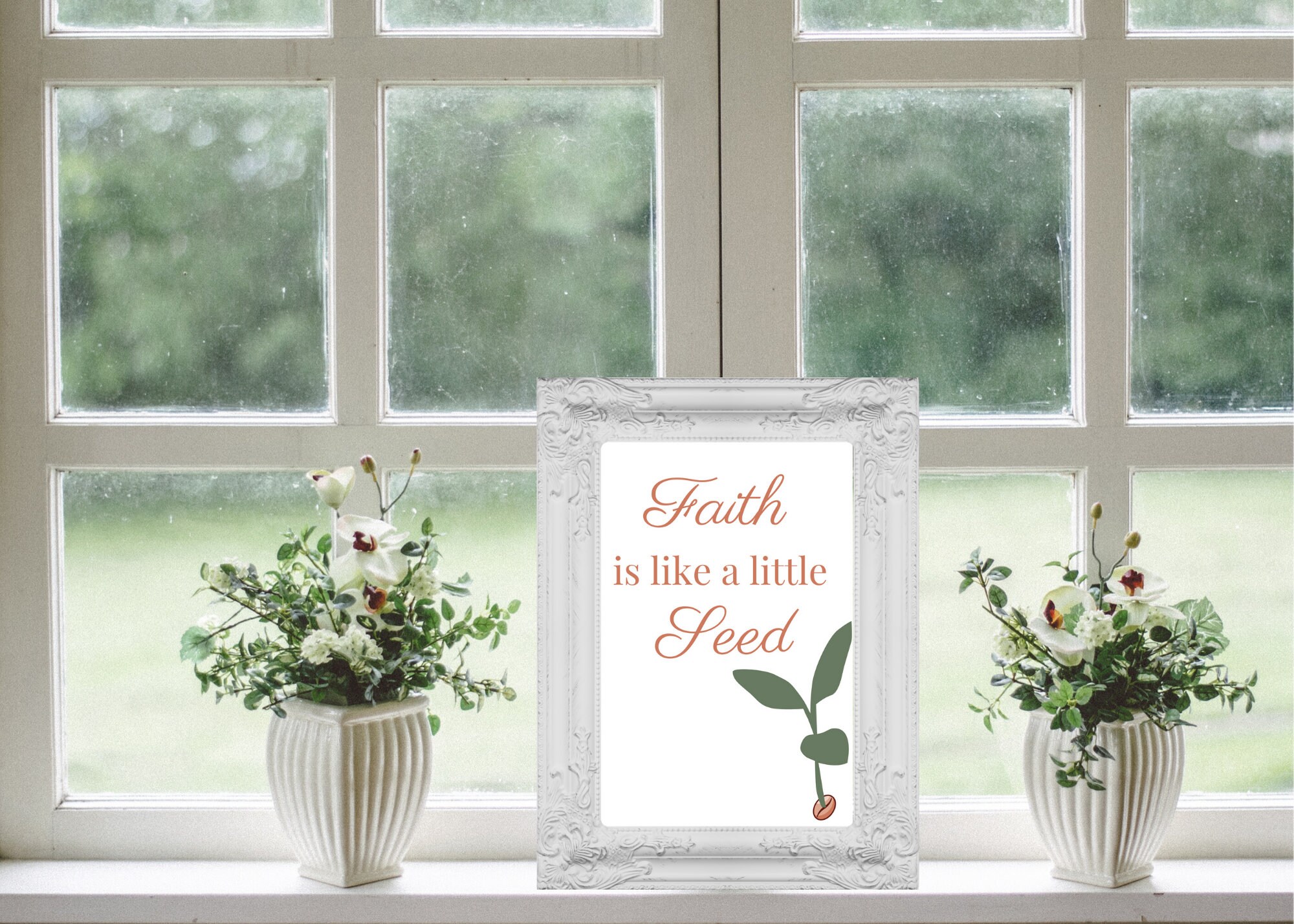 Faith is Like a Little Seed Printables LDS Quotes Wall Art - Etsy