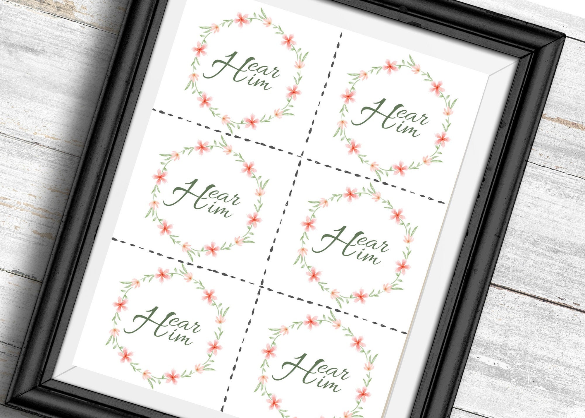 Hear Him Handout Printables Hear Him Printables LDS - Etsy