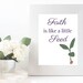 Faith is Like a Little Seed Printables LDS Quotes Wall Art - Etsy