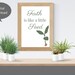Faith is Like a Little Seed Printables LDS Quotes Wall Art - Etsy