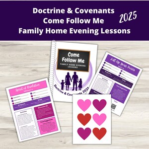 2025 Come Follow Me: Family Home Evening Lessons (digital Download) - Etsy
