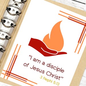 2024 LDS Youth Theme - I Am a Disciple of Christ - Packet Printable ...
