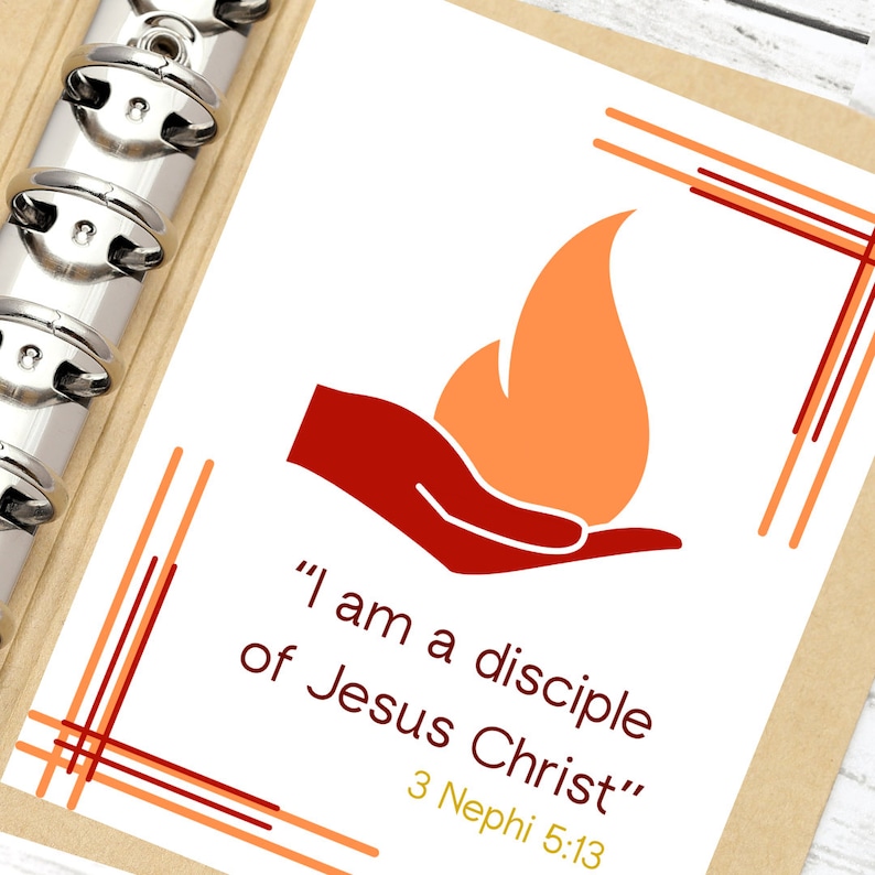 2024 LDS Youth Theme I Am a Disciple of Christ Packet Printable Posters