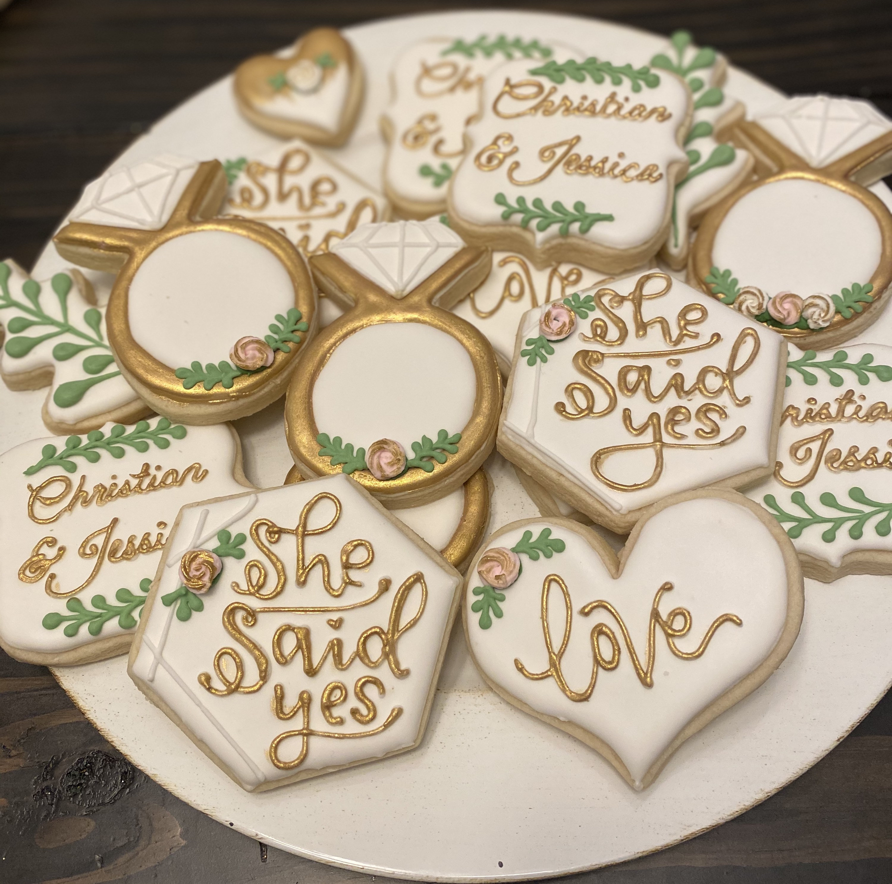 Engagement cookies Etsy