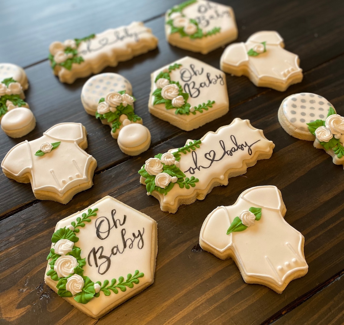 Oh Baby Baby shower cookies Etsy
