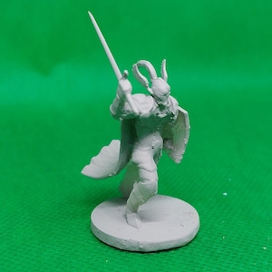 Charging Knight - 3D Printed Tabletop Miniature