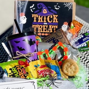 Halloween Care Package + Trick or Treat • Spooky Fun Snack Box • Mental Health Boost • Love from Home • Teen Affirmation • Boo Box for Kids