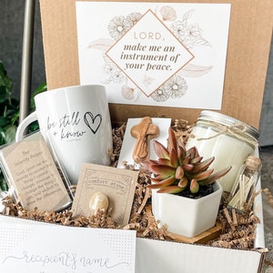 Prayer Care Package + Donation to Catholic Youth Ministry • Memorial Gift • Think of You • Bereavement • Faith • Just Because Gift • Comfort