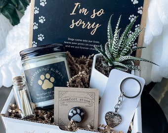 DOG Pet Loss Care Package + Donation to Two by Two • Pet Sympathy Gift • Loss of DOG • Comfort Box • Dog Remembrance Gift • Pet Memorial