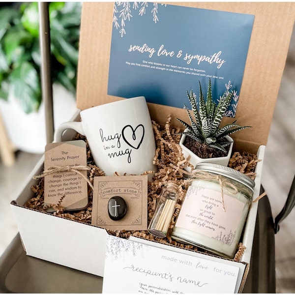 Sympathy Gift + Donation to Hospice • Memorial Gift • Loss of Mother Father Brother Sister Friend • Bereavement Gift • Grief Gift