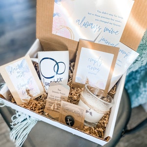 Miscarriage Care Package + Donation to Miscarriage Support Group • Thinking of You Box • Caring Box • Loss • Comfort • Forget Me Not