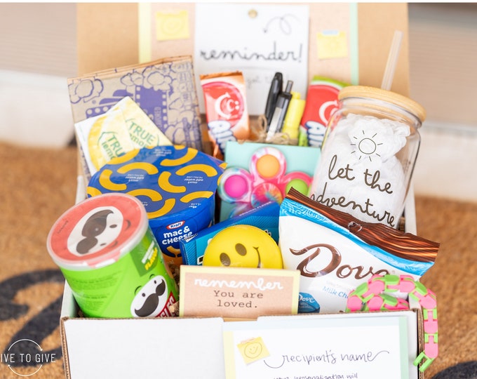 College Care Package + Tree Planted Donation • Finals Week • Back to School • Mental Health Boost • Love from Home • Teen Affirmation •
