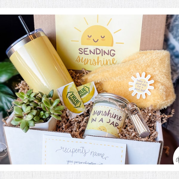 SUNSHINE Care Package + Tree Planted Donation • Sunshine Box • Just Because • Mental Health Boost • Get Well Soon • Teacher Appreciation