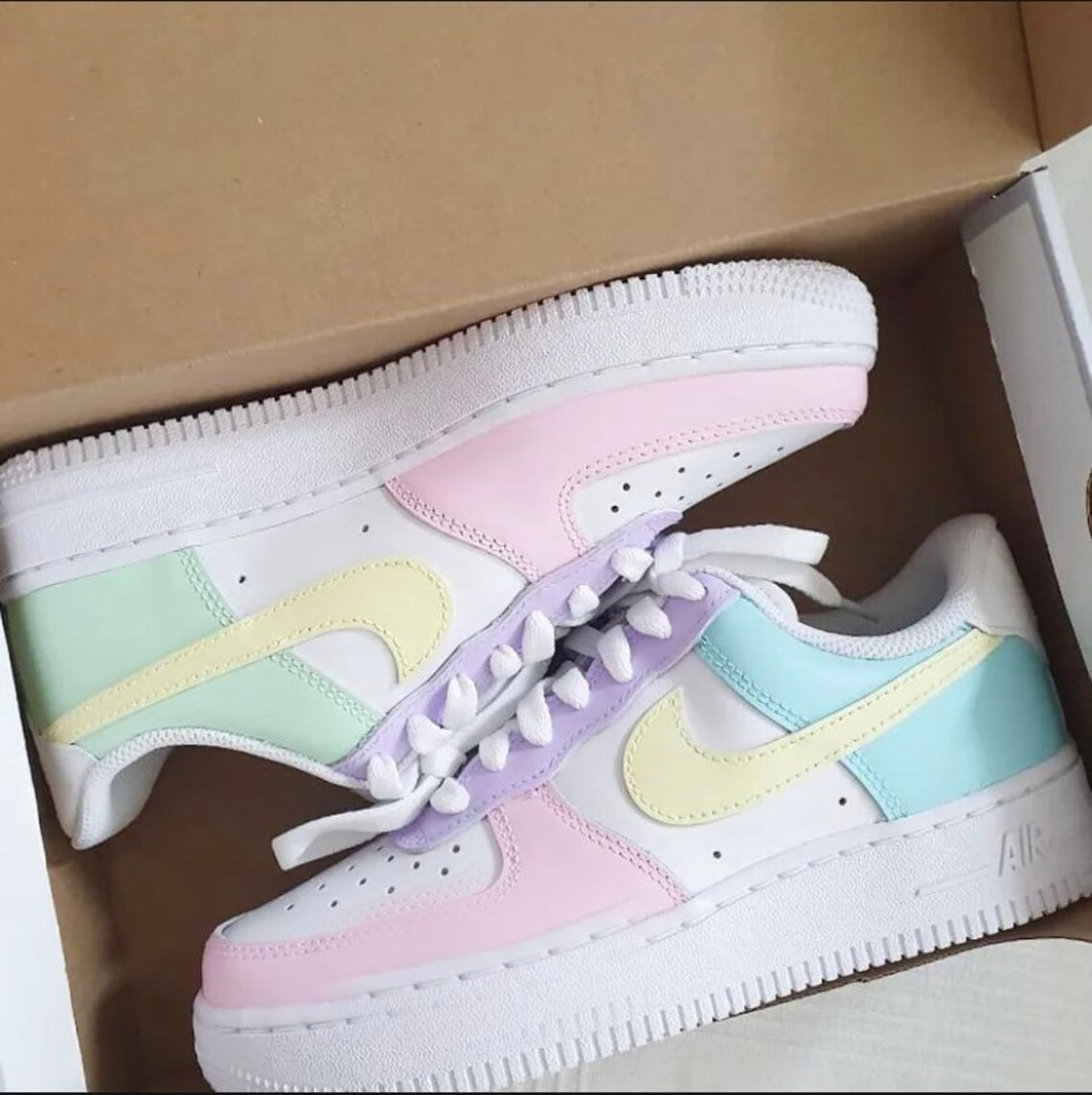 Pastel Air Force 1 / Air Force 1 Custom / Womans Air Force 1 / | Etsy