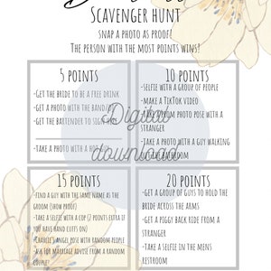 Bachelorette Printable, Bachelorette Games, Bacholerette Party Games