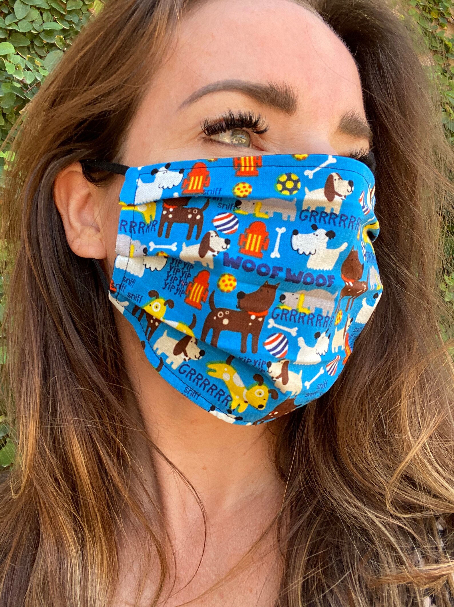 Dog Face Mask Animal Paw Print Dog Lover Lightweight Etsy