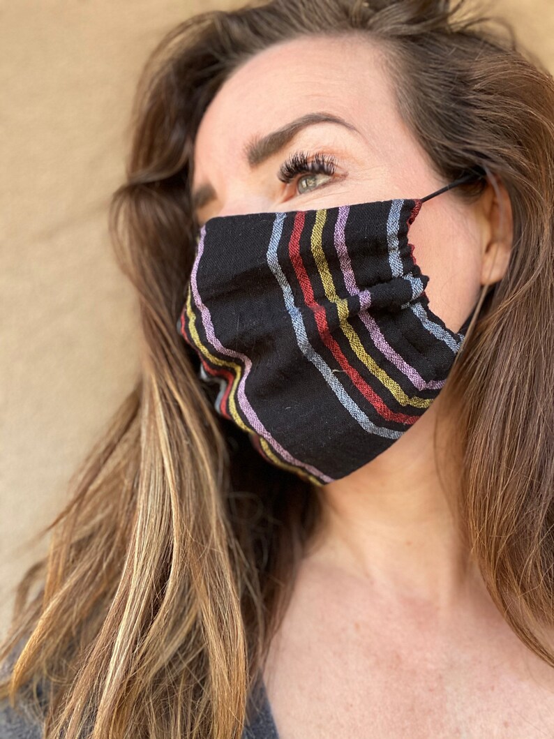 Gauze Cheesecloth Face Mask One Layer Single Layer Adjustable Etsy