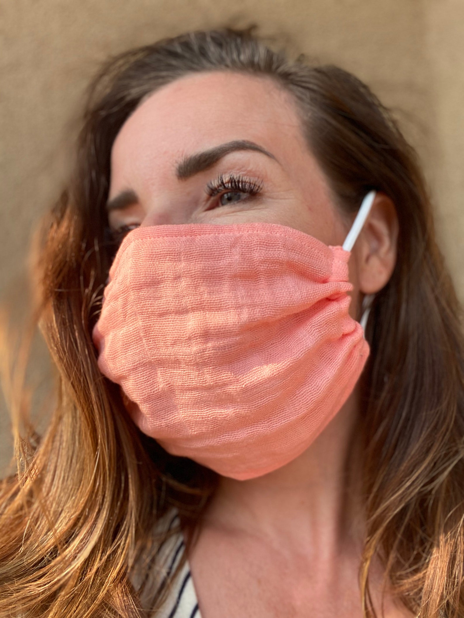 Gauze Cheesecloth Face Mask One Layer Single Layer Adjustable Etsy