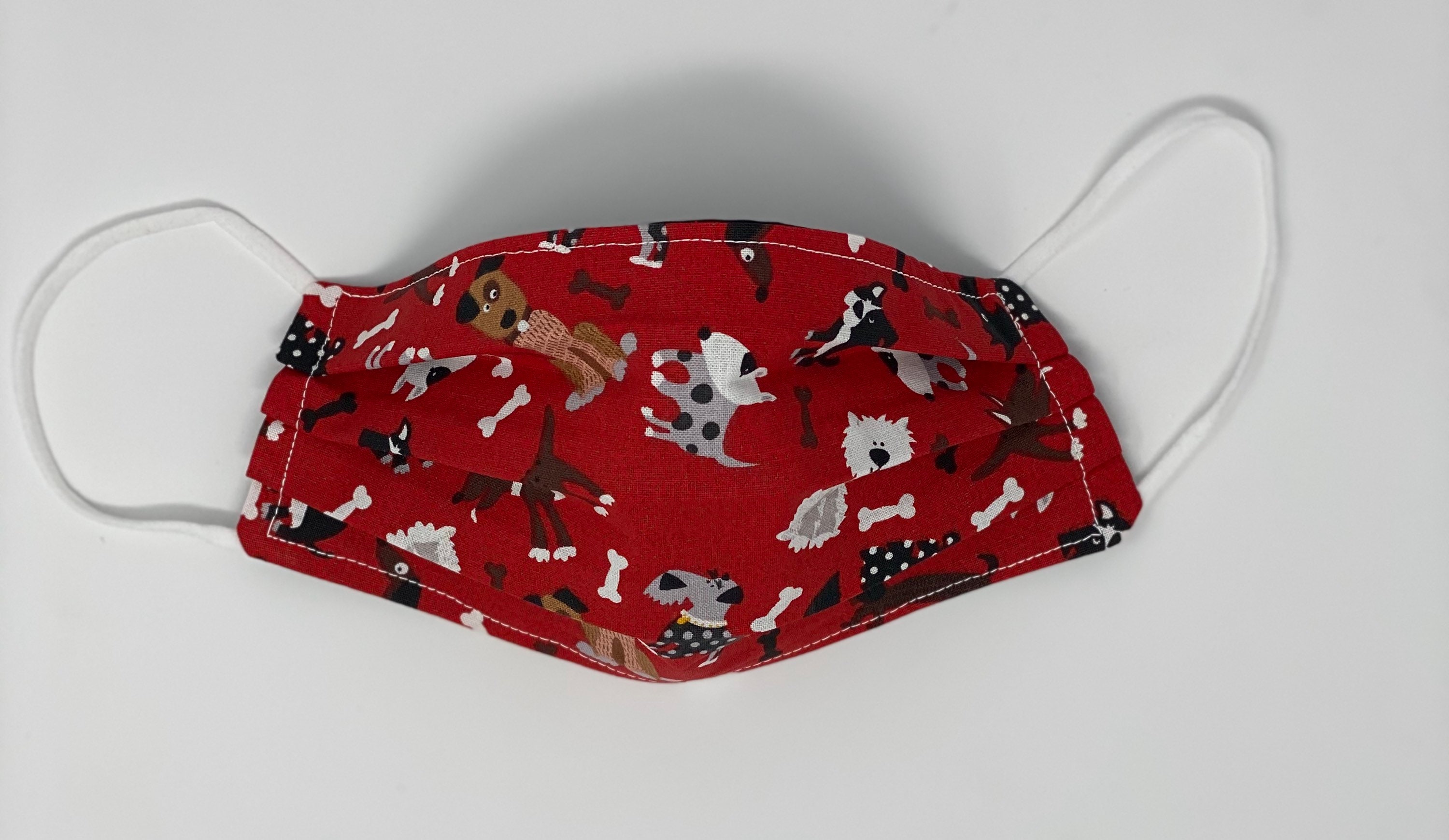 Dog Face Mask Animal Paw Print Dog Lover Lightweight Etsy