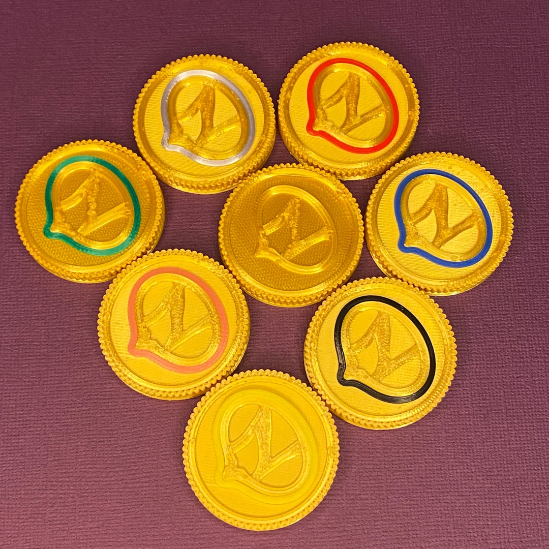 Power Coins | Psycho Rangers | 3d-printed Coin | All Morpher