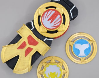 Wind Morpher | Ninja Storm Wind Rangers | 3D-Printed Morpher | Full Color | Power Rangers Ninja Storm | Hurricaneger | Cosplay Prop
