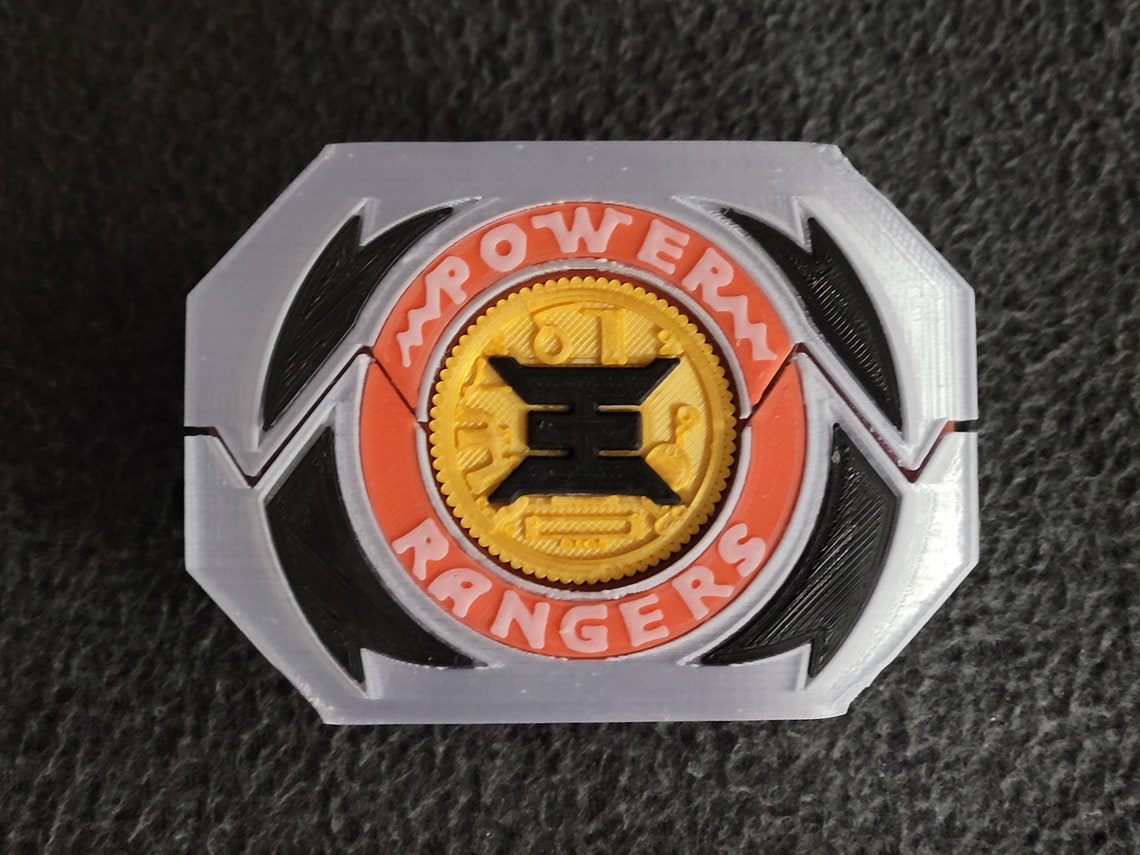 3D Printed Gold Zeo Ranger Legacy Power Coin Prop Etsy