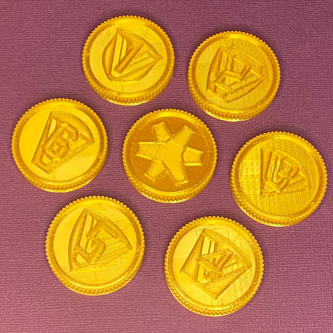 Power Coins | Lightspeed Power Rangers | 3d-printed Coin | All Morpher ...