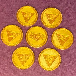 Power Coins | Dino Charge Rangers | 3D-Printed Coin | All Morpher Compatible | Power Rangers Dino Charge | Power Coin Prop | S24A