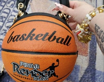 gold basketball purse