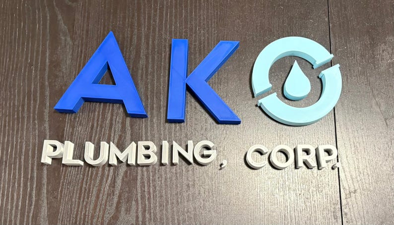 3D Printed Logos - Etsy