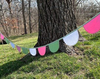 Scalloped Bunting PDF Banner Garland Birthday Party Celebration