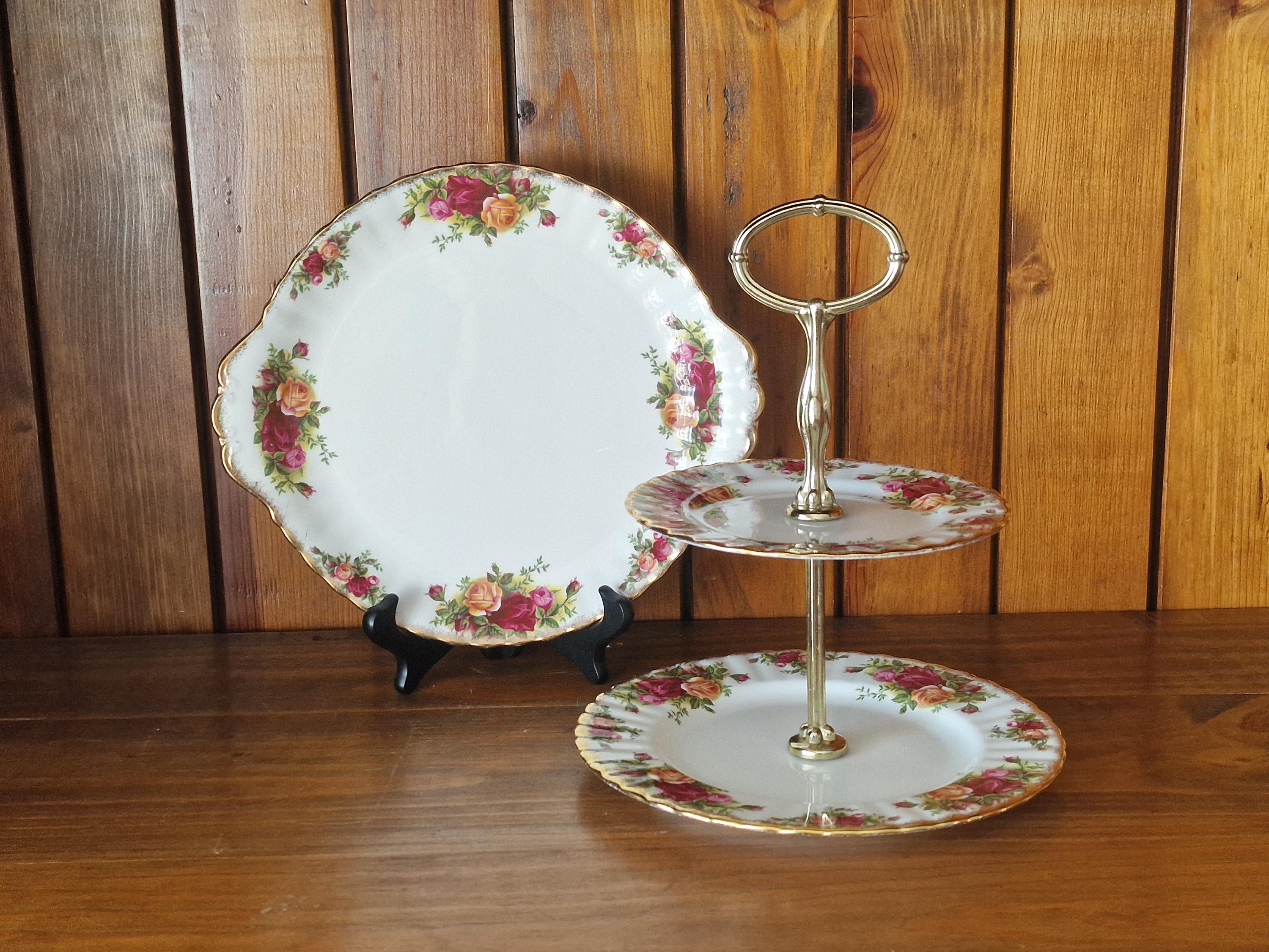 Afternoon tea set with 3 tier stand - Etsy 日本