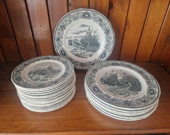 Vintage Mason's Ironstone Game Bird Plate: English Country Decor
