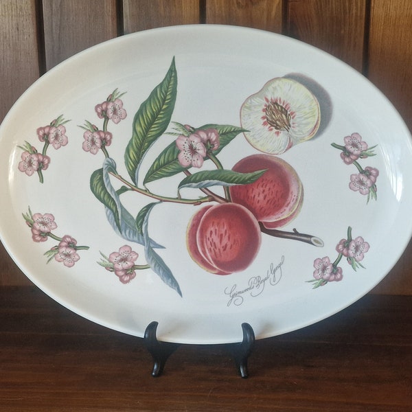 Vintage Portmeirion Pomona Grimwood's Royal George oval platter. 15 inches (38cm) x 11 inches (27.5cm). Free post in the UK.