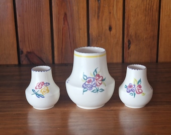 Various vintage Poole pottery vases