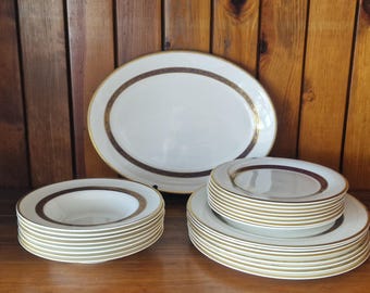 9ピースケーキセット - ロイヤルドルトン - ヨークタウン - Etsy 日本