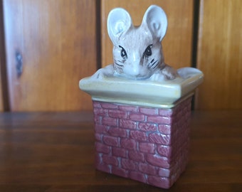 Vintage Beswick Beatrix Potter Tom Thumb porcelain figurine. BP- 3c backstamp. Free postage in the UK
