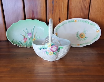 Vintage Carltonware Walking Ware Plate Designed by Lustre Vintage Carltonware Walking Ware Plate Designed by Lustre