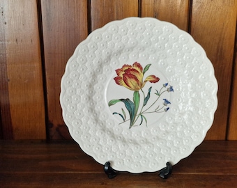 Copeland Spode Fernleigh luncheon plate — hand-painted floral, embossed, 9" / 22.5cm — sold separately