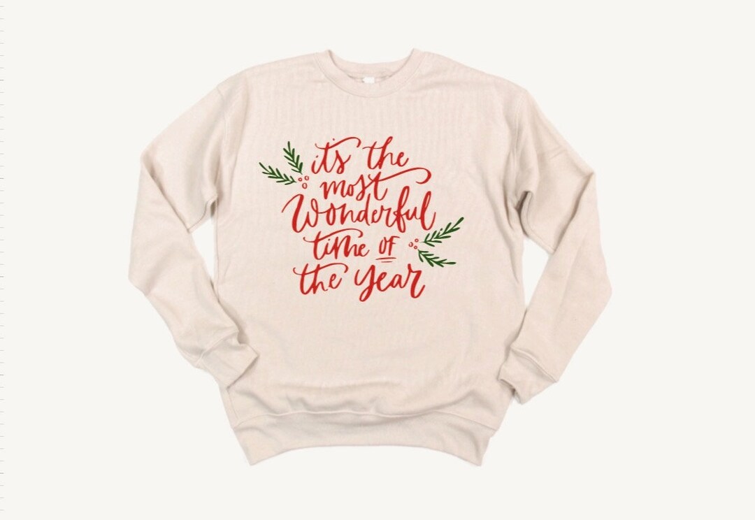 Most Wonderful Time Red Sweatshirt