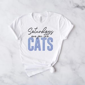 Saturdays are for the Cats Tee | Kentucky Wildcats Football Tee | KY Wildcats Football Tee College Football Tee | SEC Football Tee