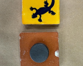 Talavera Tile Magnets – 2x2 Ceramic Fridge Décor | Handmade Mexican Gift Set